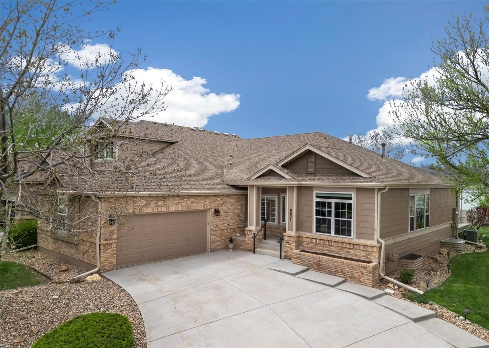 Stone-front ranch home in Arvada.