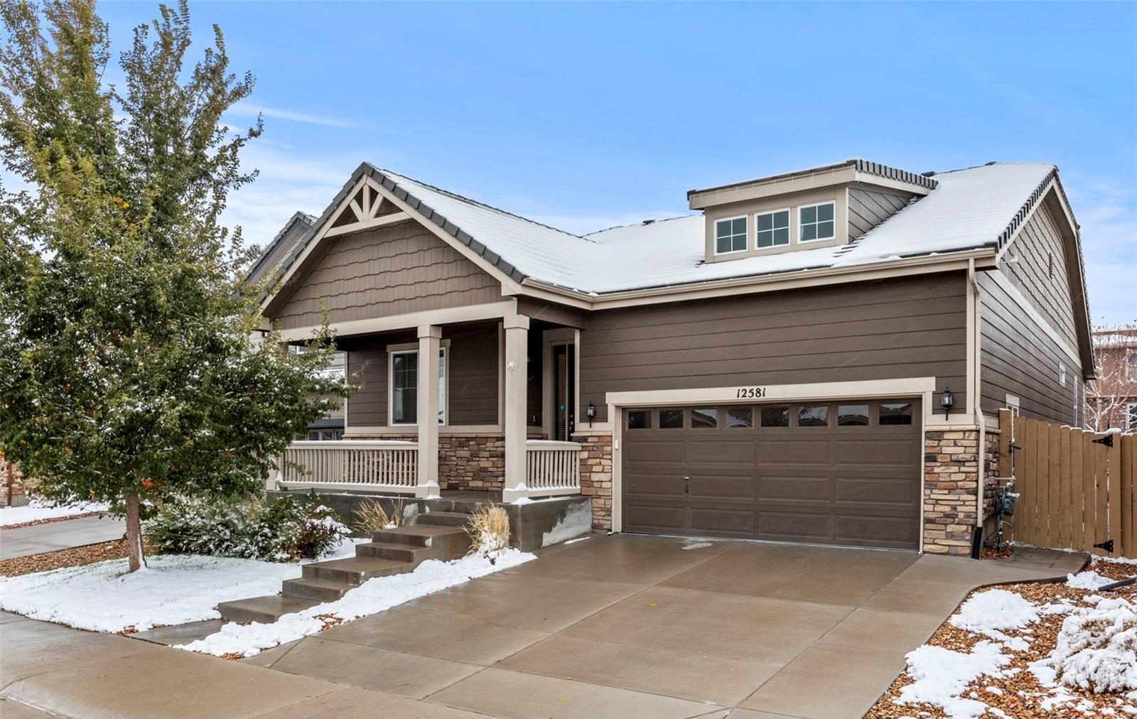 Craftsman ranch home in Thornton.