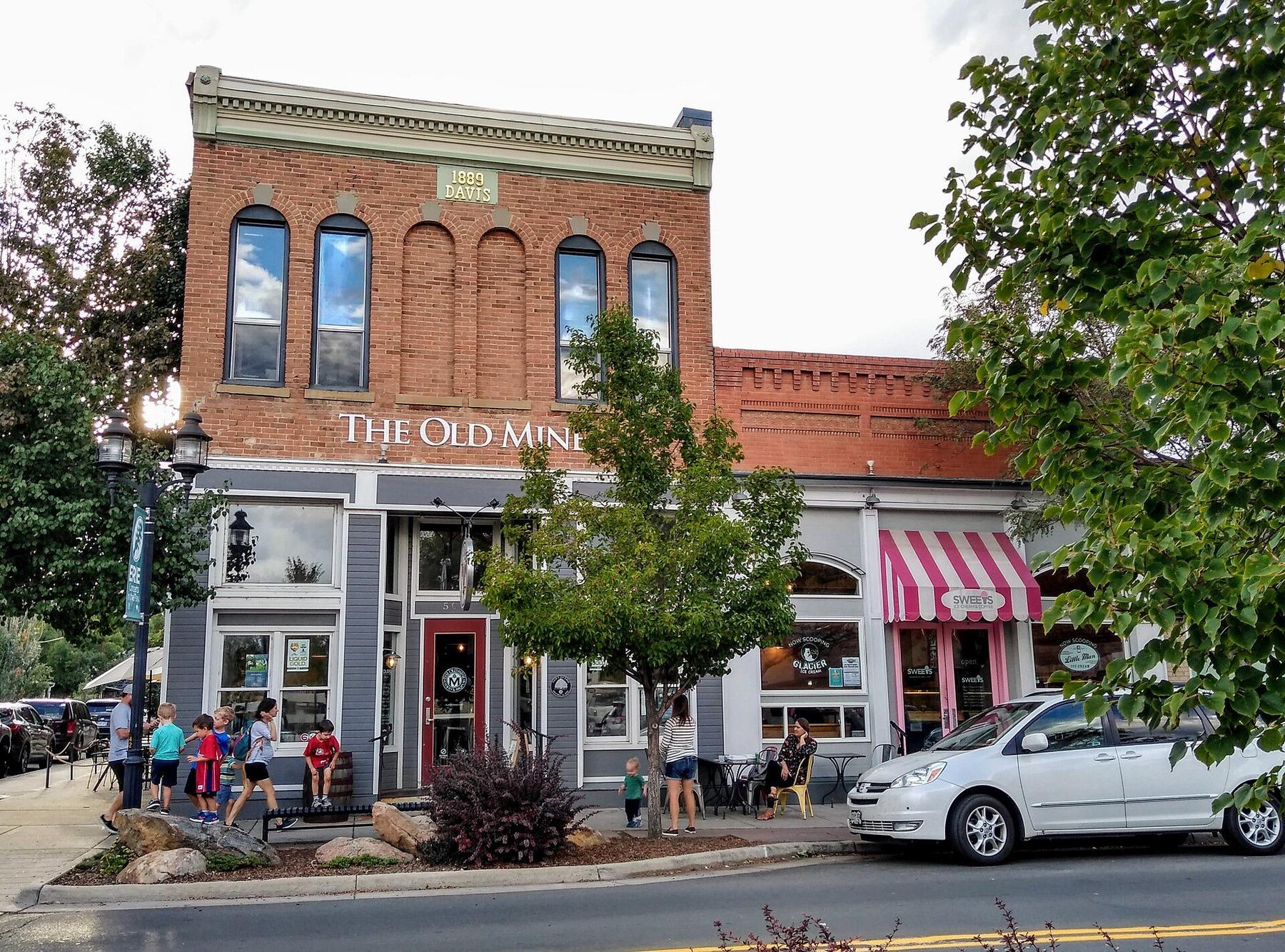 The Old Mine building, an 1889 brick storefront on Briggs Street in downtown Erie.