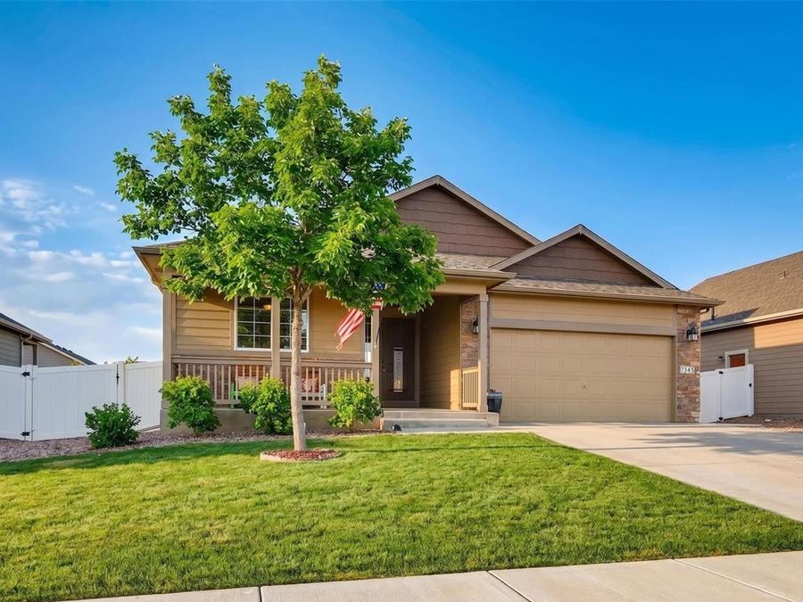 Front of 7545 McClellan Road, Wellington, Colorado, sold by Steve Calley.