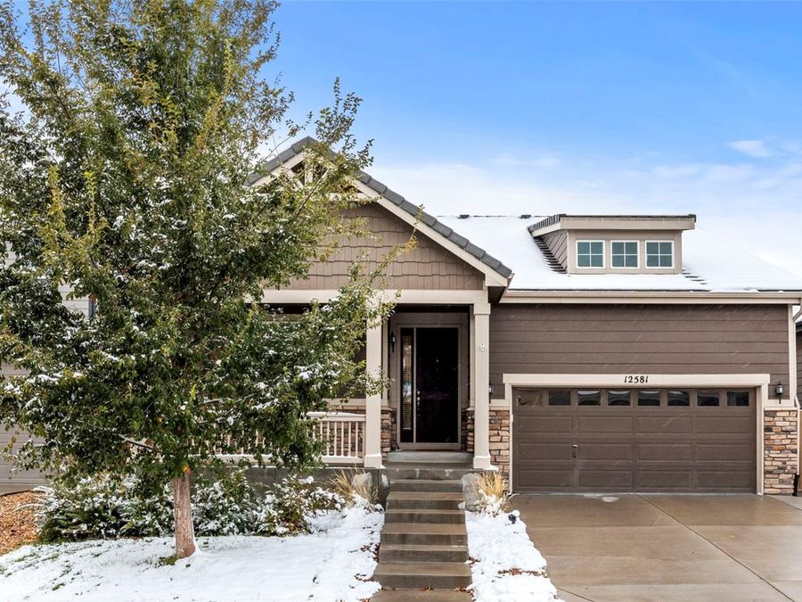Front of 12581 Glencoe Street, Thornton, Colorado, sold by Steve Calley.