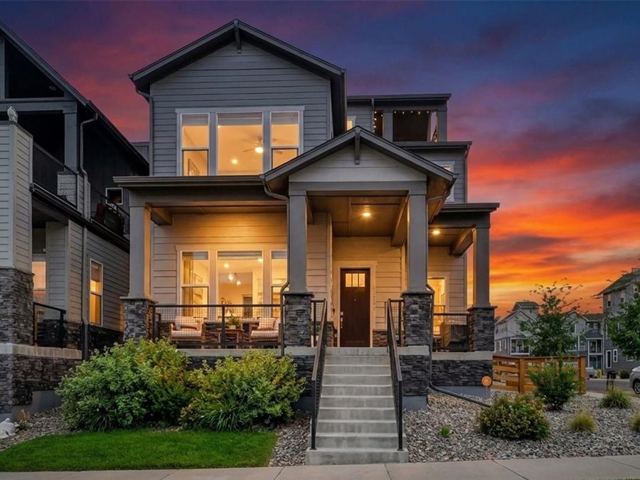 Front of 16694 Tejon Lane, Broomfield, Colorado, sold by Steve Calley.