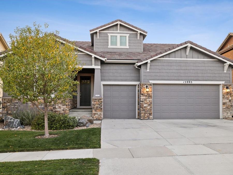Front of 15995 Humboldt Peak Drive, Broomfield, Colorado, sold by Steve Calley.
