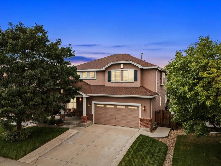 Front of 16271 E 106th Way, Commerce City, Colorado, sold by Steve Calley.